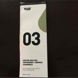 WILL post training massage oil