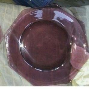 Hazel Atlas Moroccan Purple Amethyst 9.5