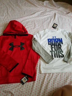 Boy under armour