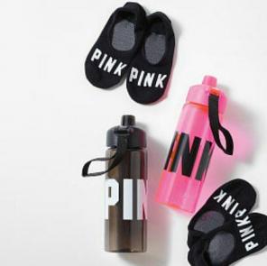 Victoria’s Secret PINK Bottle + Socks