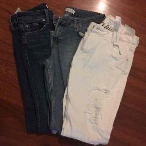 Lot of 3 Zara Jeans Womens Size USA 2