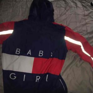 Baby girl "tommy remake" windbreaker
