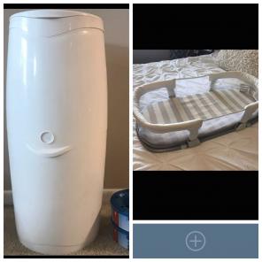 Swaddle Me & diaper Genie Bundle