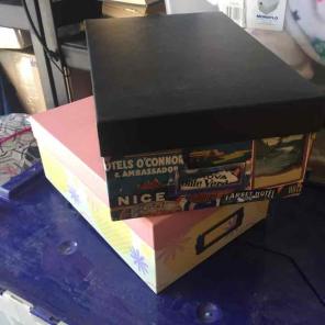 Photo box storage boxes