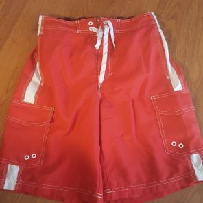 Guys Red Shorts