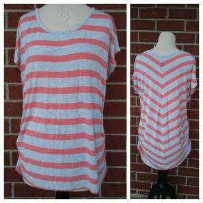 Maternity stripe shirt