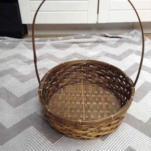 Vintage wicker basket