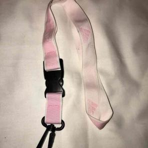 New Adidas Pink Lanyard Chain