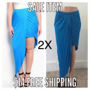 Last 2X NEW skirt free shipping