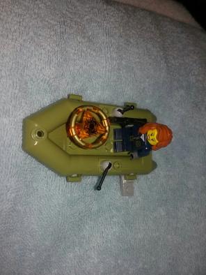 Legos with lady on a mission! And boat!