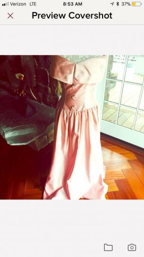Gorgeous Vintage Satin Gown/dress