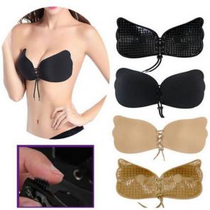 Adhesive backless bra