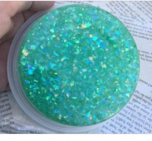 Fish Bowl Sparkle Blue Sea