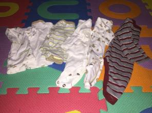 3 Newborn Shirts 3 Long Sleeve Onesies