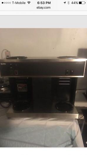 BUNN 3 BURNER VPS COFFEE MAKER