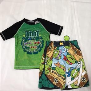 NewTMNT T-shirt and Trunks 3T