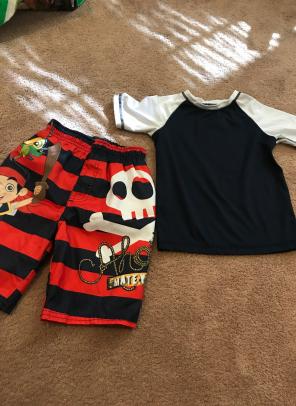 Swimming Short And Rash guard