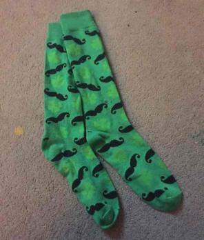 St pattys day socks