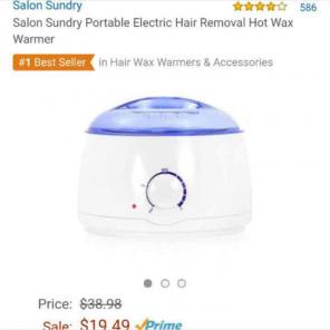 Hot wax warmer