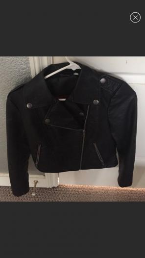 Sparkle Fade Urban Moto Leather Jacket