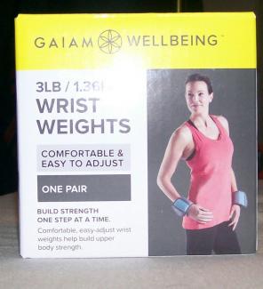 Gaiam Wrist Weights - 3lb Set