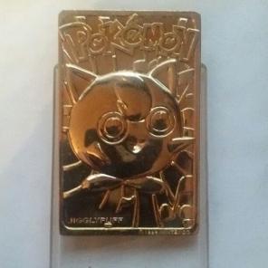 Pokemon 23k gold plated Jigglypuff card