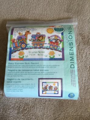 Dimensions Baby Express Birth Record