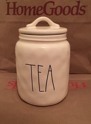 Rae Dunn Tea Canister