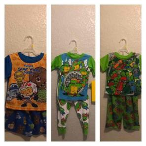 3 sets of brand new boys pajamas