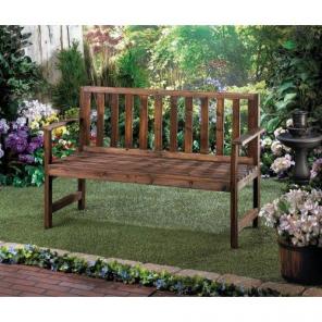 NEW WOODEN GARDEN BENCH