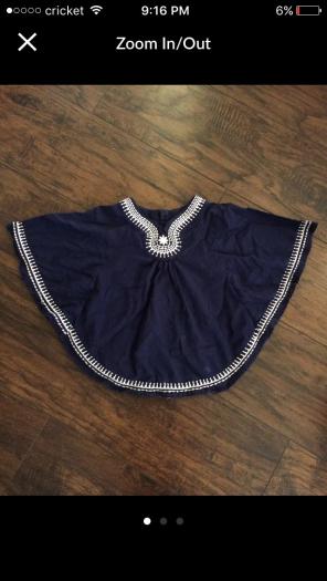 Toddler's boho top 3t
