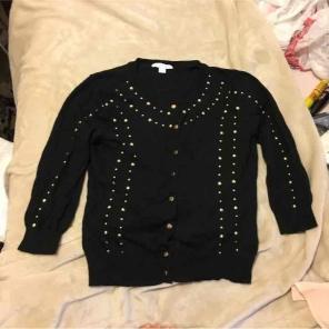 New York and Company Studded Cardigan