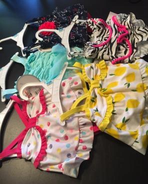 Five Adorable Baby Bathing Suits 3-6 NEW