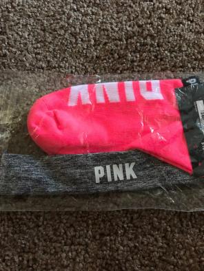 VS socks and headband