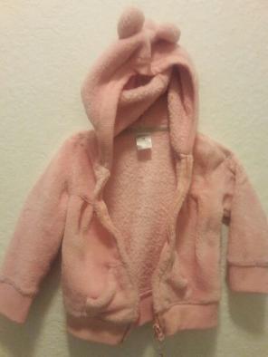 Carter's Pink Sweater Jacket With Ears!