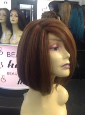 Wig Auburn Short Bob High Quality Heat