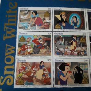 Disne Classic Fairytales Postage Stamps