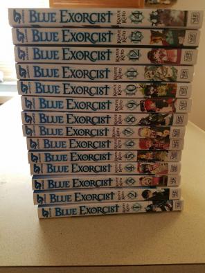 Blue excorsist book set