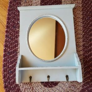3 hook wall mirror