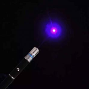 Blue/violet laser pen visible beam (new)