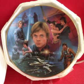 1996 Star Wars Plate Luke Sky walker