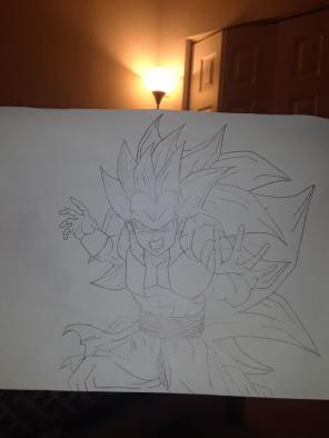 DRAGON BALL Z DRAWING GOTENKS DBZ DBS