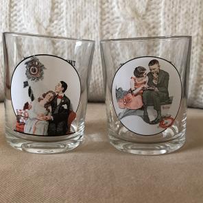 2x Glasses The Saturday Evening Post