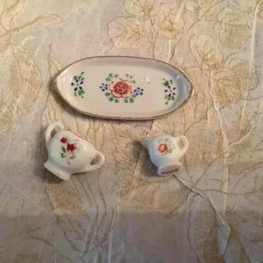 3 Mini Japanese Floral Tea Set