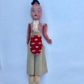 Antique Native Celluloid Doll Mohawk