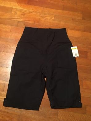 Three Seasons Black Maternity Shorts NWT