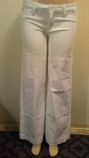 Hudson Jean Wide Leg White Jean