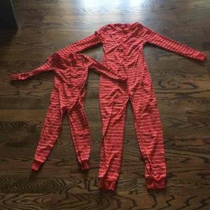 Matching boys pajamas