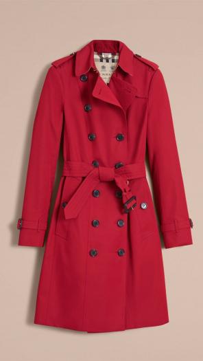 Burberry Sandringham Long Trench Coat