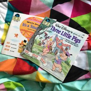 Disney Book and Record Pair
